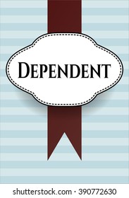 Dependent card with nice design