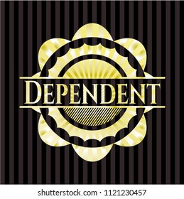 Dependent gold badge