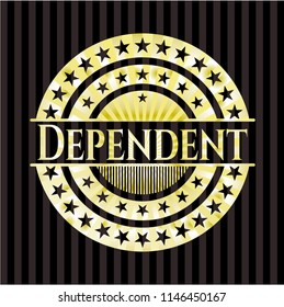 Dependent golden emblem