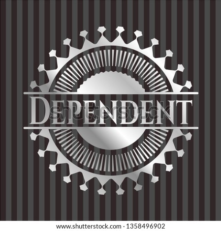 Dependent silver badge or emblem