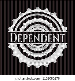 Dependent silver emblem or badge
