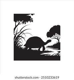  depicting various tortoise and plants.