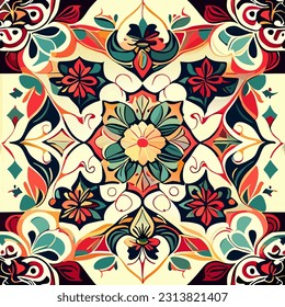 depicts an abstract pattern, an art form named Seamless with no visible seams or boundaries.