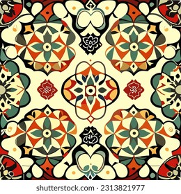 depicts an abstract pattern, an art form named Seamless with no visible seams or boundaries.