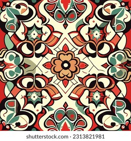 depicts an abstract pattern, an art form named Seamless with no visible seams or boundaries.