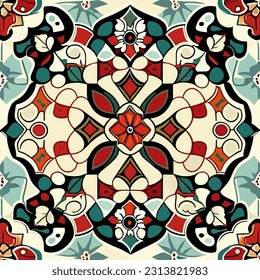 depicts an abstract pattern, an art form named Seamless with no visible seams or boundaries.