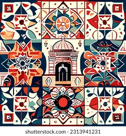 depicts an abstract pattern, an art form named Seamless with no visible seams or boundaries.