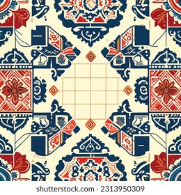 depicts an abstract pattern, an art form named Seamless with no visible seams or boundaries.