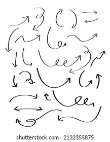 depicts an arrow that points to something