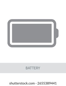 Depicts battery status or power level of a device.