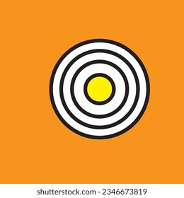 Depicts a bulls-eye, symbolizing a goal or objective to aim for with precision and focus.