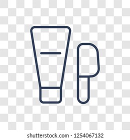 Depilator icon. Trendy linear Depilator logo concept on transparent background from Hygiene collection