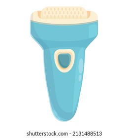 Depilatory tool icon cartoon vector. Hair treatment. Body depilation