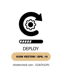 deploy icons  symbol vector elements for infographic web