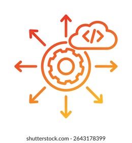 Deployment Icon Element for Design