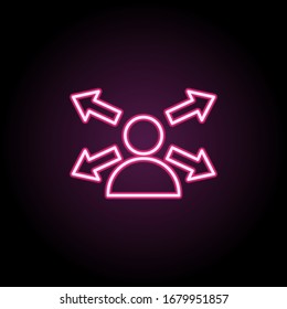 icono de línea de implementación en fondo blanco