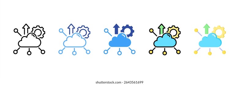 Deployment Multi Style Icon Set