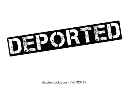 Deported. Typographic stamp visualisation concept Original series.