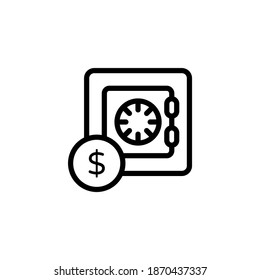 Deposit Account icon in vector. Logotype