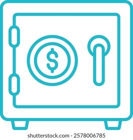 Deposit Box vector icon. Can be used for printing, mobile and web applications.