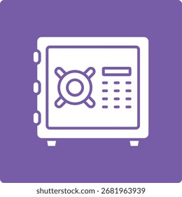 Icono de Vector de la caja de depósito. Se puede utilizar para aplicaciones de impresión, móviles y de Web.