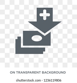 Deposit icon. Deposit design concept from  collection. Simple element vector illustration on transparent background.