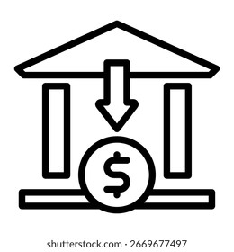 Elemento De Ícone De Depósito Para Design