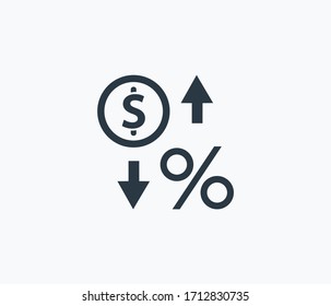 Deposit icon isolated on clean background. Deposit icon concept drawing icon in modern style. Vector illustration for your web mobile logo app UI design.