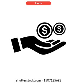 deposit icon isolated sign symbol vector illustration - high quality black style vector icons
