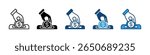 Deposit icon set multiple style collection