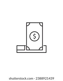 deposit icon, vector best line icon.