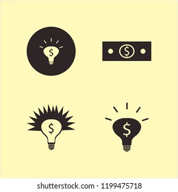 deposit icon. deposit vector icons set money ideas and money cash