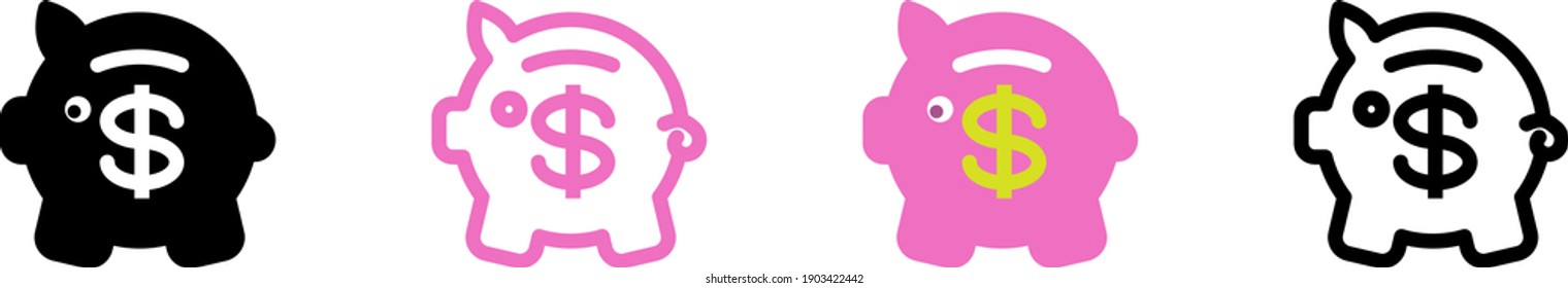 Icono de depósito, ilustración vectorial