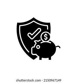 Deposit Insurance icon in vector. logotype