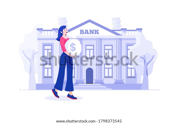 Deposit Insurance\
Vector Illustration\
concept