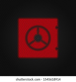 Deposit, money, safe vector Light red color retro style vector icon