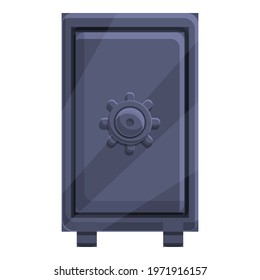 Deposit safe icon. Cartoon of Deposit safe vector icon for web design isolated on white background