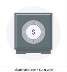 Deposit theme, flat style, colorful, vector icon for info graphics, websites, mobile and print media.