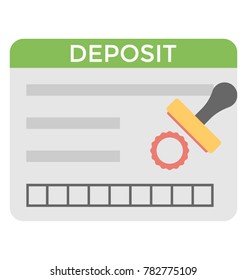 
Deposit Vector Icon
