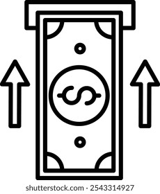 Deposit Vector Illustration Detailed Icon