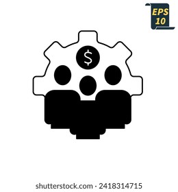 depositor icons  symbol vector elements for infographic web