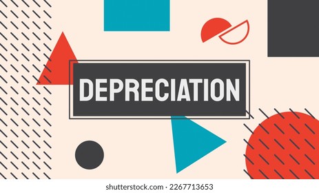 DEPRECIACIÓN - Lo mismo que antes, pero escrito en todas las letras mayúsculas.