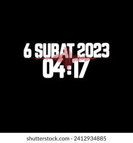 Türkiye Depremi. Kahramanmaraş Depremi. Pazarcık Depremi. 6 Şubat 2023 04:17 6 February 2023. 04:17 earthquake day.