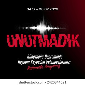 Türkiye Depremi. Translation: Turkey Earthquake. Get well soon to all of us. Kahramanmaras, Hatay, Osmaniye, Adıyaman, Gaziantep, Sanliurfa Diyarbakir, Malatya, Adana.