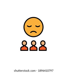 depress migration outline icon. element of migration illustration icon. signs, symbols can be used for web, logo, mobile app, UI, UX