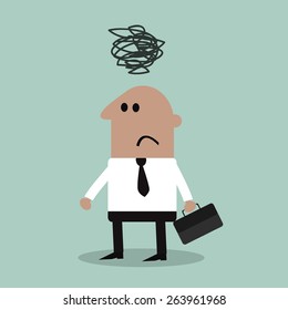 depressed Businessman