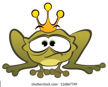 Depressed frog