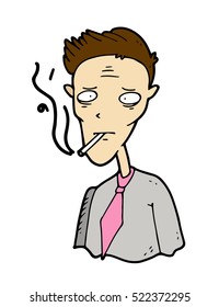 Depressed man can't stop smoking despite the health harm