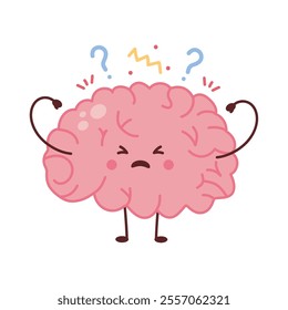 depression affects human brain icon isolated