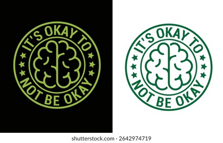Depression awareness (Mental health awareness) design t shirt and other uses.